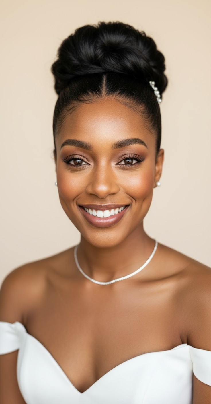 After Beehive Wedding Hair